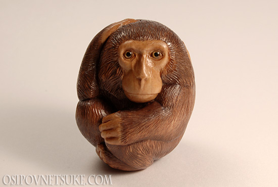 The Thinking Monkey netsuke
