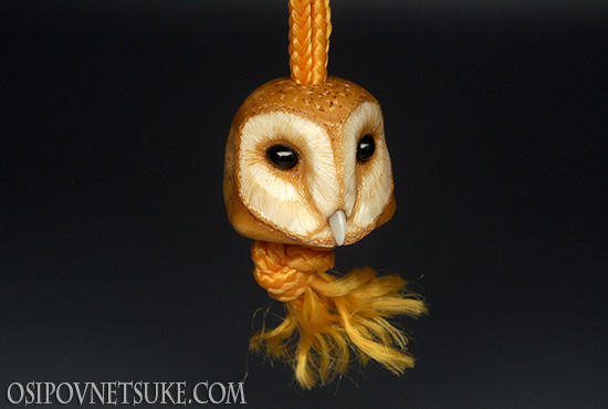 Barn Owl Ojime