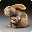 Rabbit (Zodiac) Netsuke