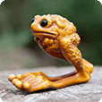 The Ashinaga-Frog Netsuke