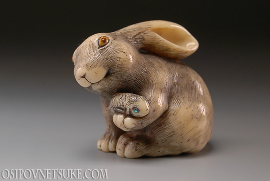 The Rabbit (Zodiac Set) Netsuke