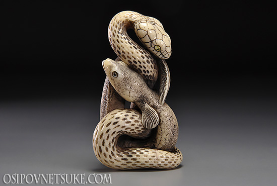 The Snake (Zodiac Set) Netsuke