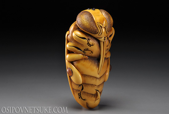 Wild Bee Netsuke